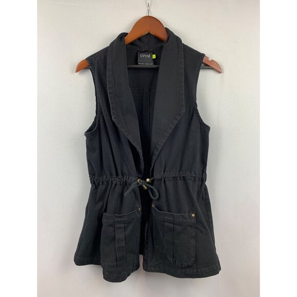 Lysse Womens Black Sleeveless Vest Jacket M - Picture 1 of 5